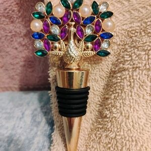 Peacock Wine Stopper